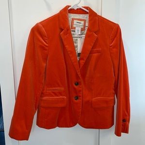 J Crew Women’s Schoolboy Velvet Blazer